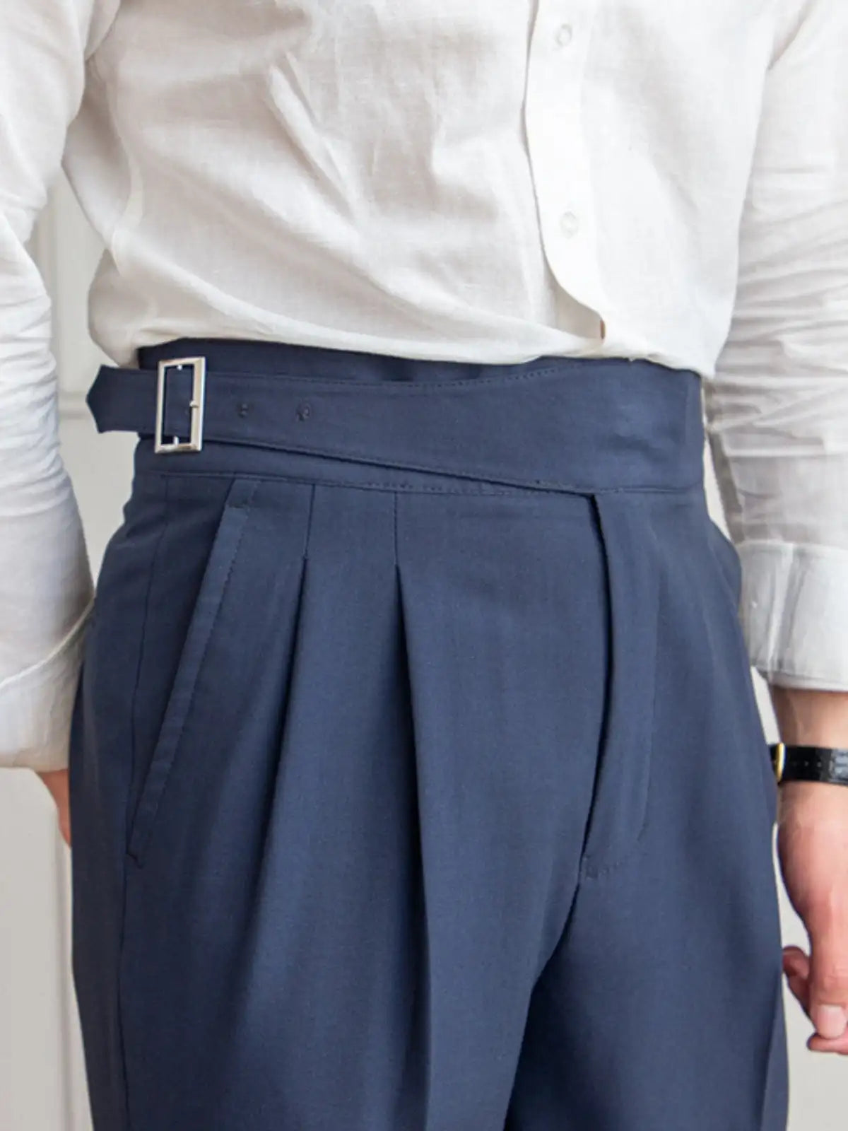 Slim Gurkha Trousers: Naples Business Casual.